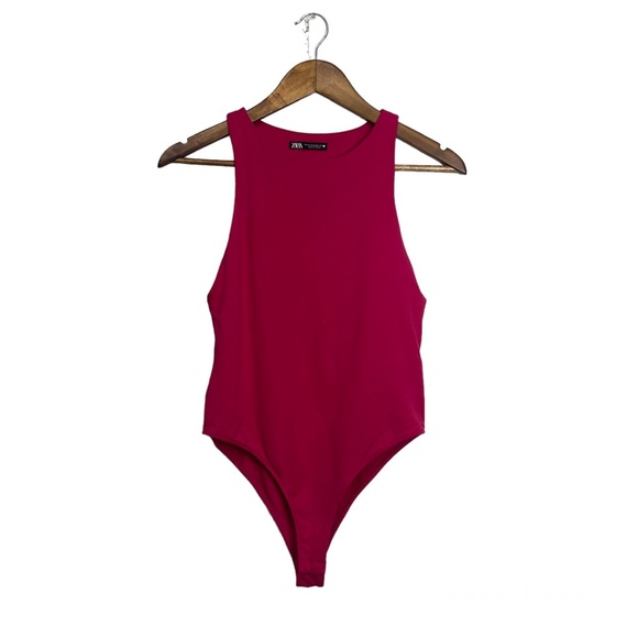 Zara Tops Zara Pink Body Suit Medium Poshmark